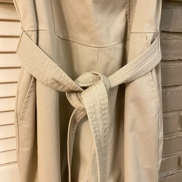 Banana Republic Beige Off-Shoulder Ruffle Wide-Leg Jumpsuit - Picture 5 of 10